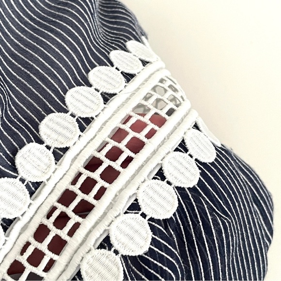 Sandro Lace-Trim V Neck Sleeveless Mini Dress - Picture 7 of 9